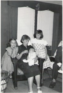 Grandma Winnard, Cheryl, Linda and baby Roberta or Donna.